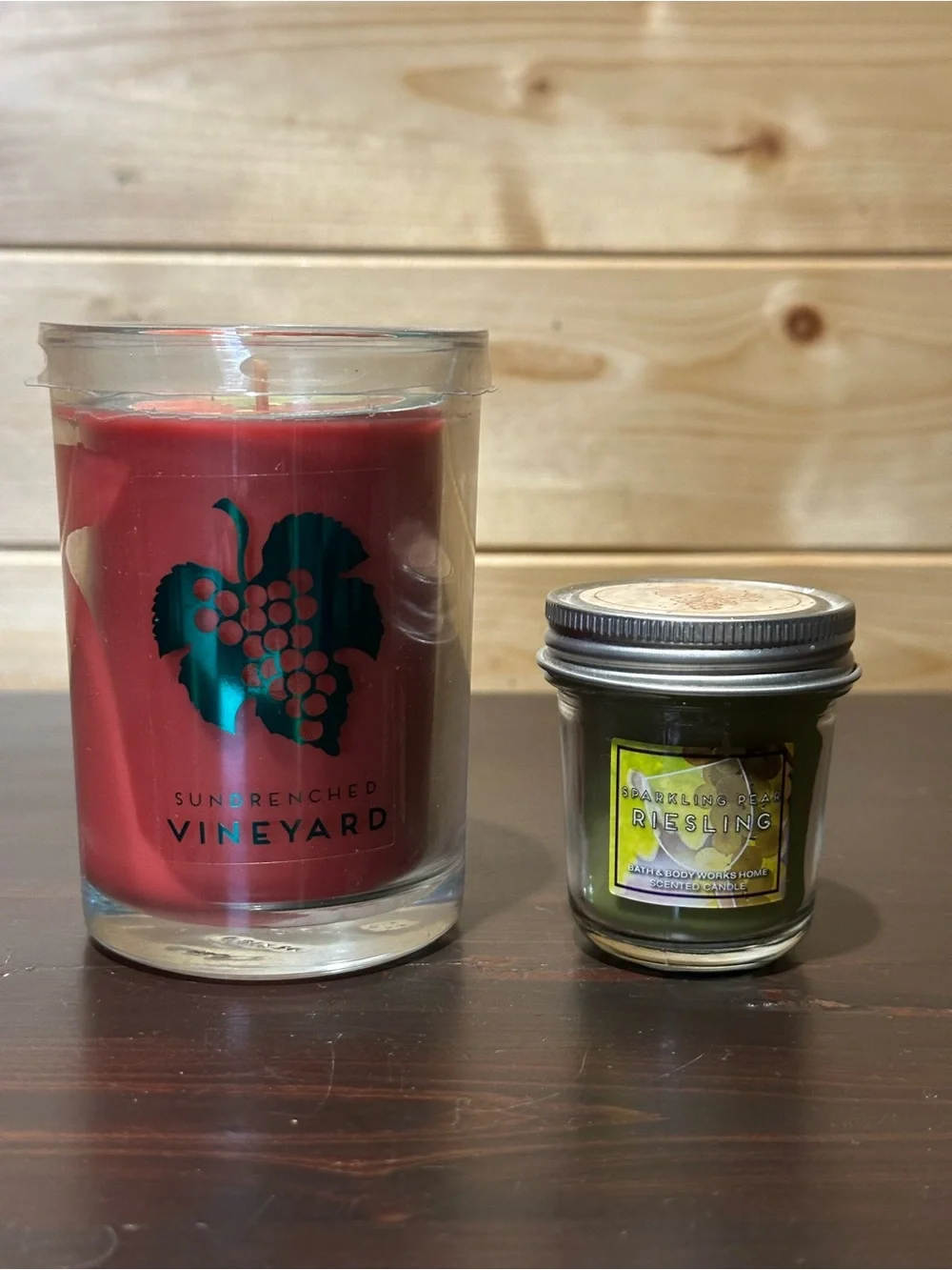 BNWT Bath & Body Works wine scented vintage candles.